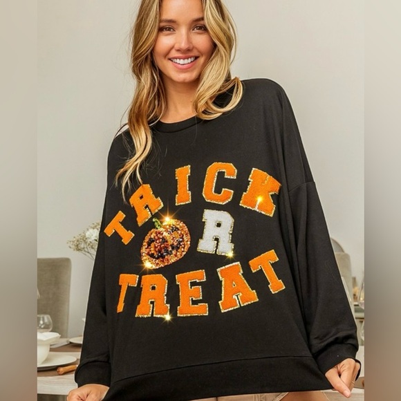BiBi Trick Or Treat Pullover - Picture 1 of 6